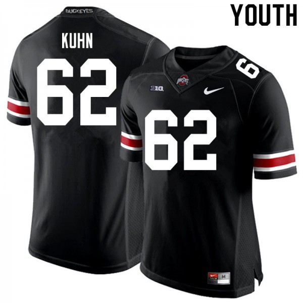 Ohio State Buckeyes #62 Chris Kuhn Youth College Jersey Black OSU47274